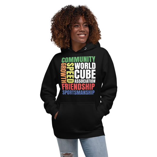 WCA Wordmap Unisex Hoodie