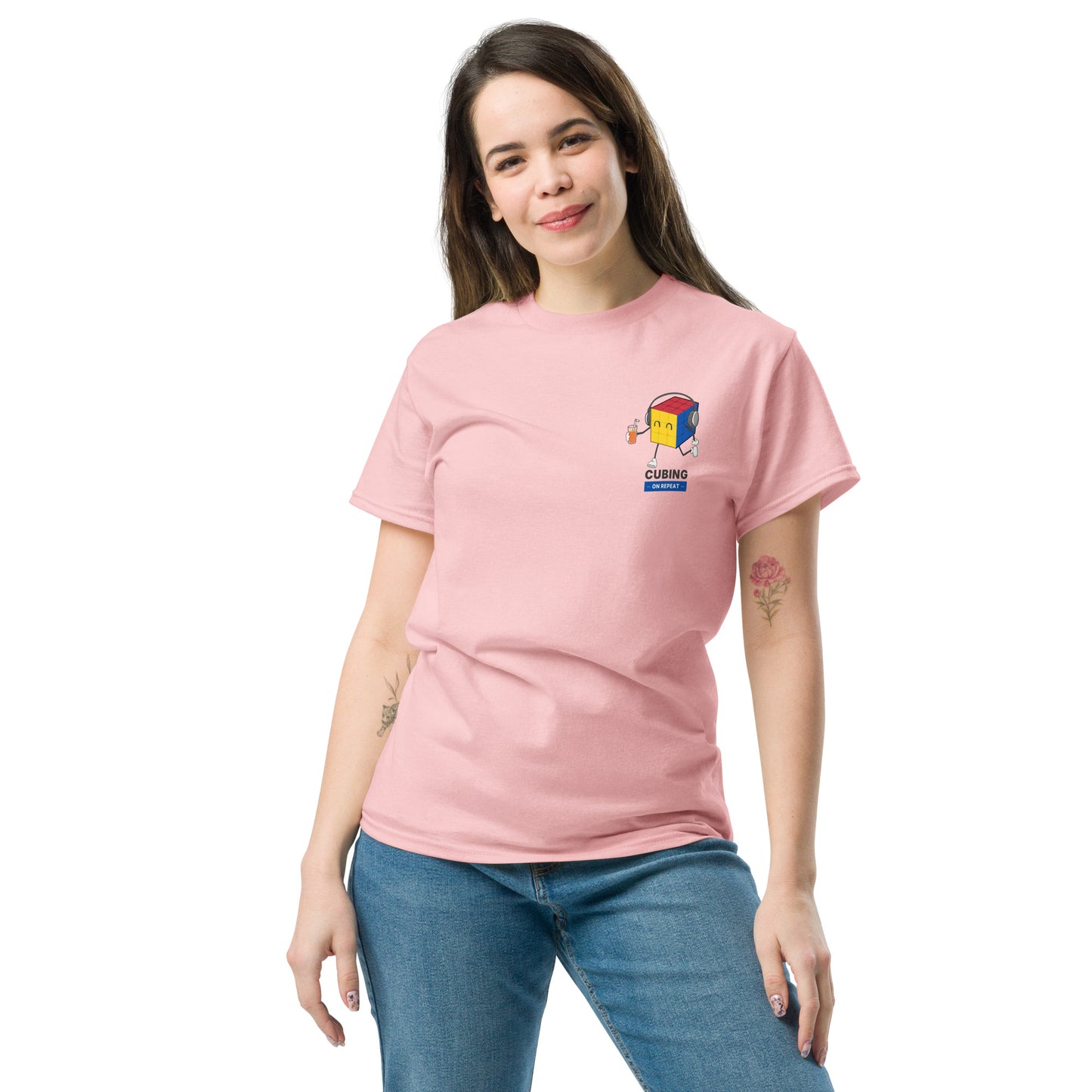 Cubing on Repeat 3x3 Cube Unisex Tee