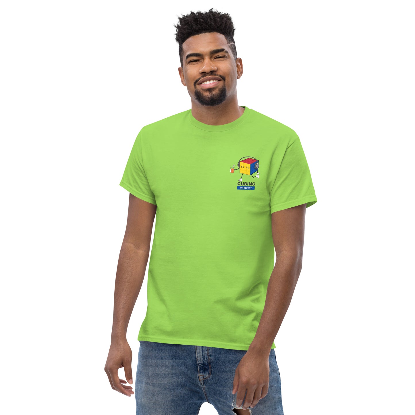 Cubing on Repeat 3x3 Cube Unisex Tee