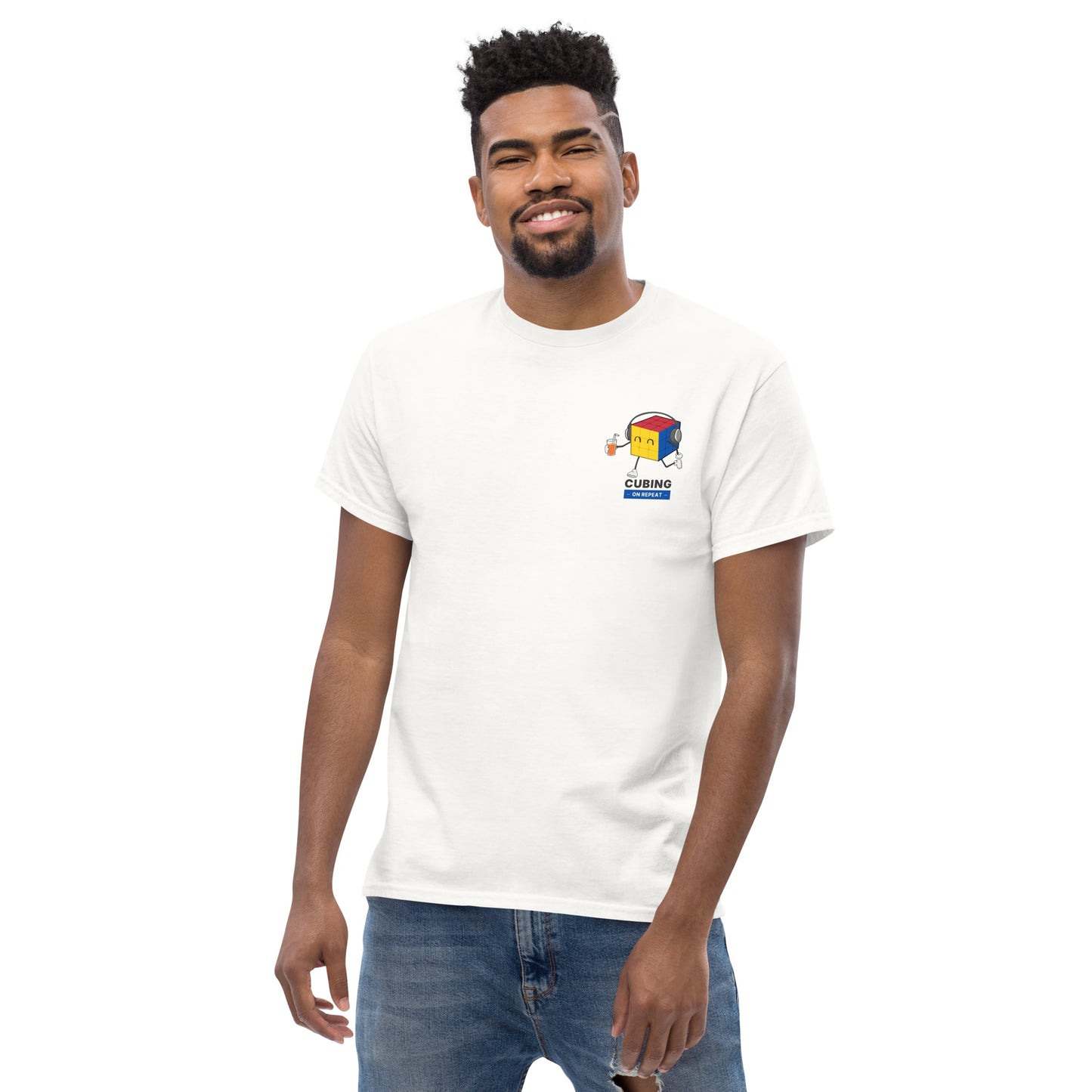 Cubing on Repeat 3x3 Cube Unisex Tee