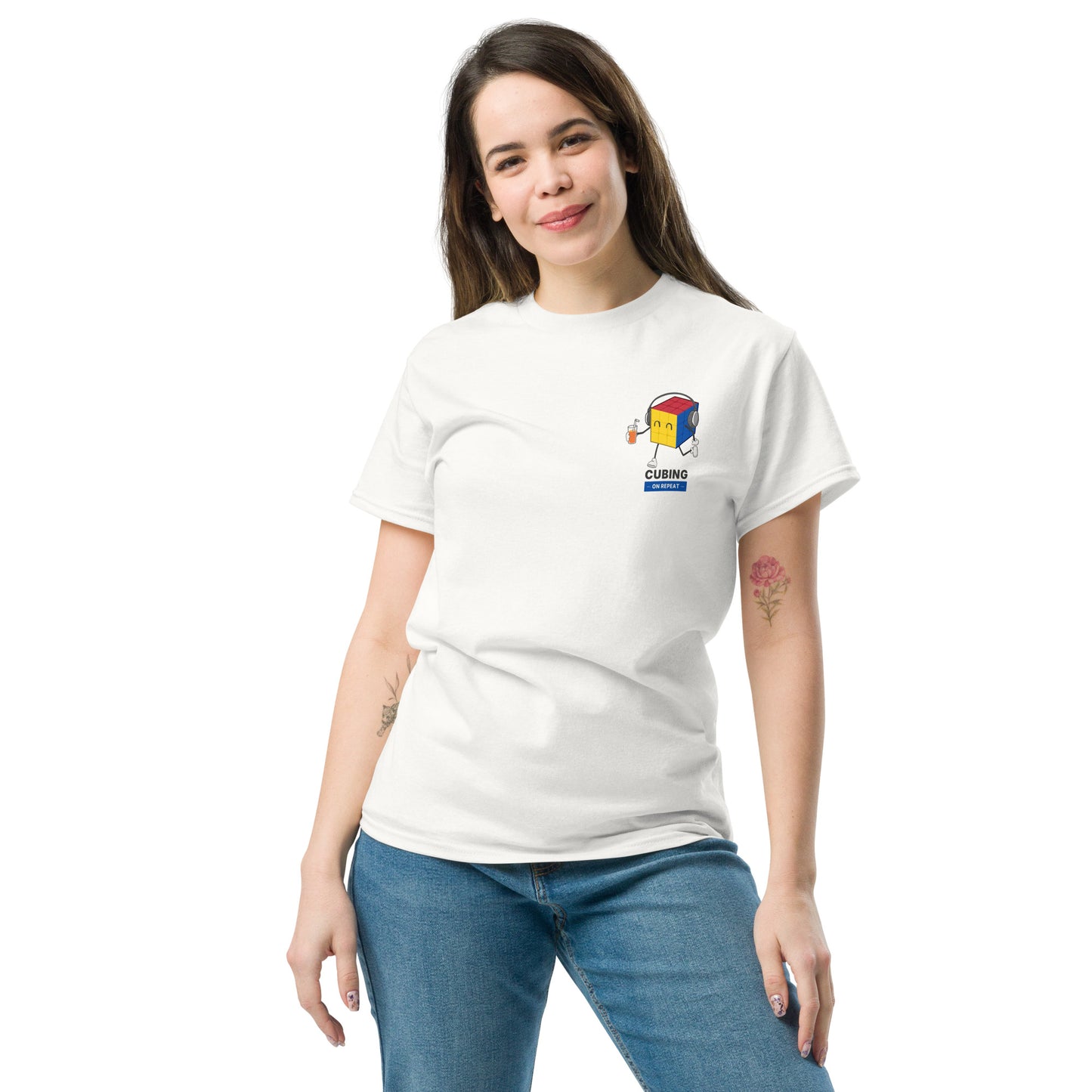 Cubing on Repeat 3x3 Cube Unisex Tee
