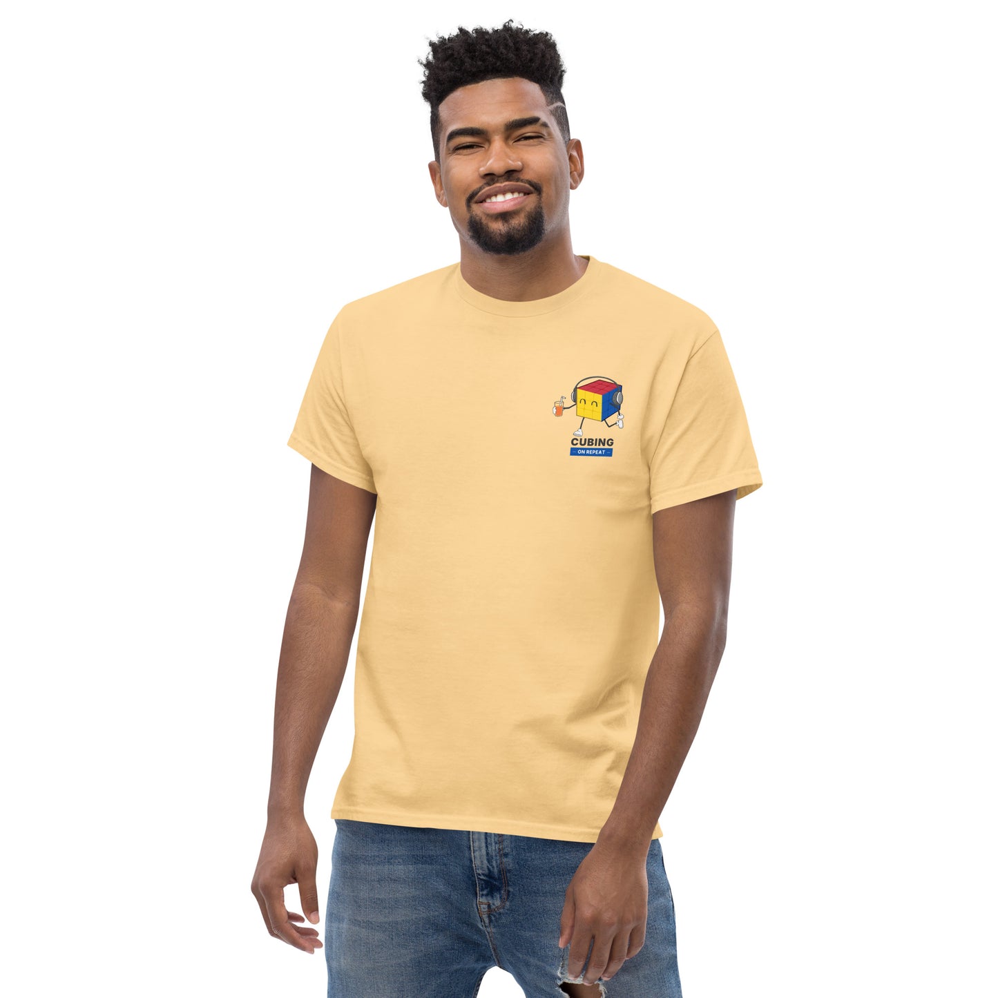Cubing on Repeat 3x3 Cube Unisex Tee