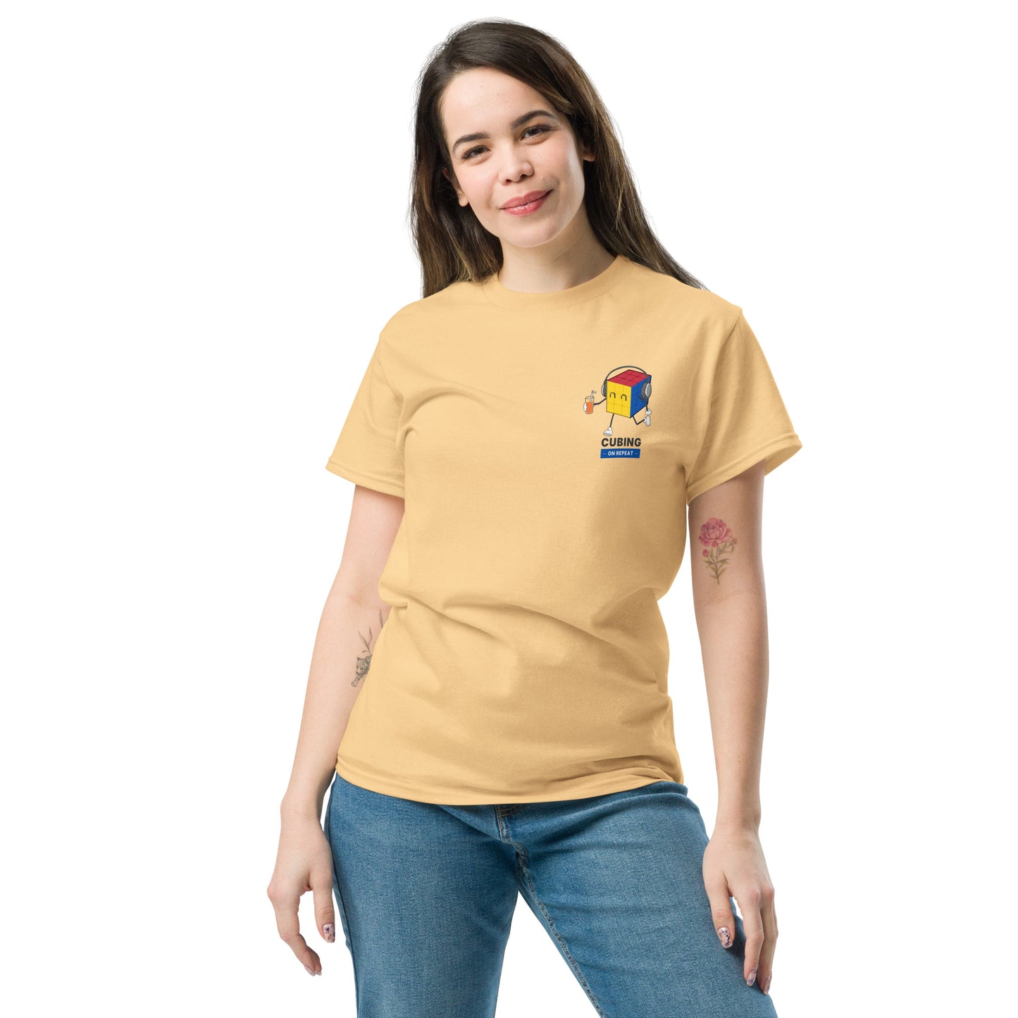 Cubing on Repeat 3x3 Cube Unisex Tee