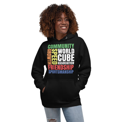 WCA Wordmap Unisex Hoodie