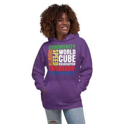 WCA Wordmap Unisex Hoodie